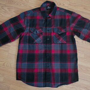 Yago Red, Grey and Black Flannel.